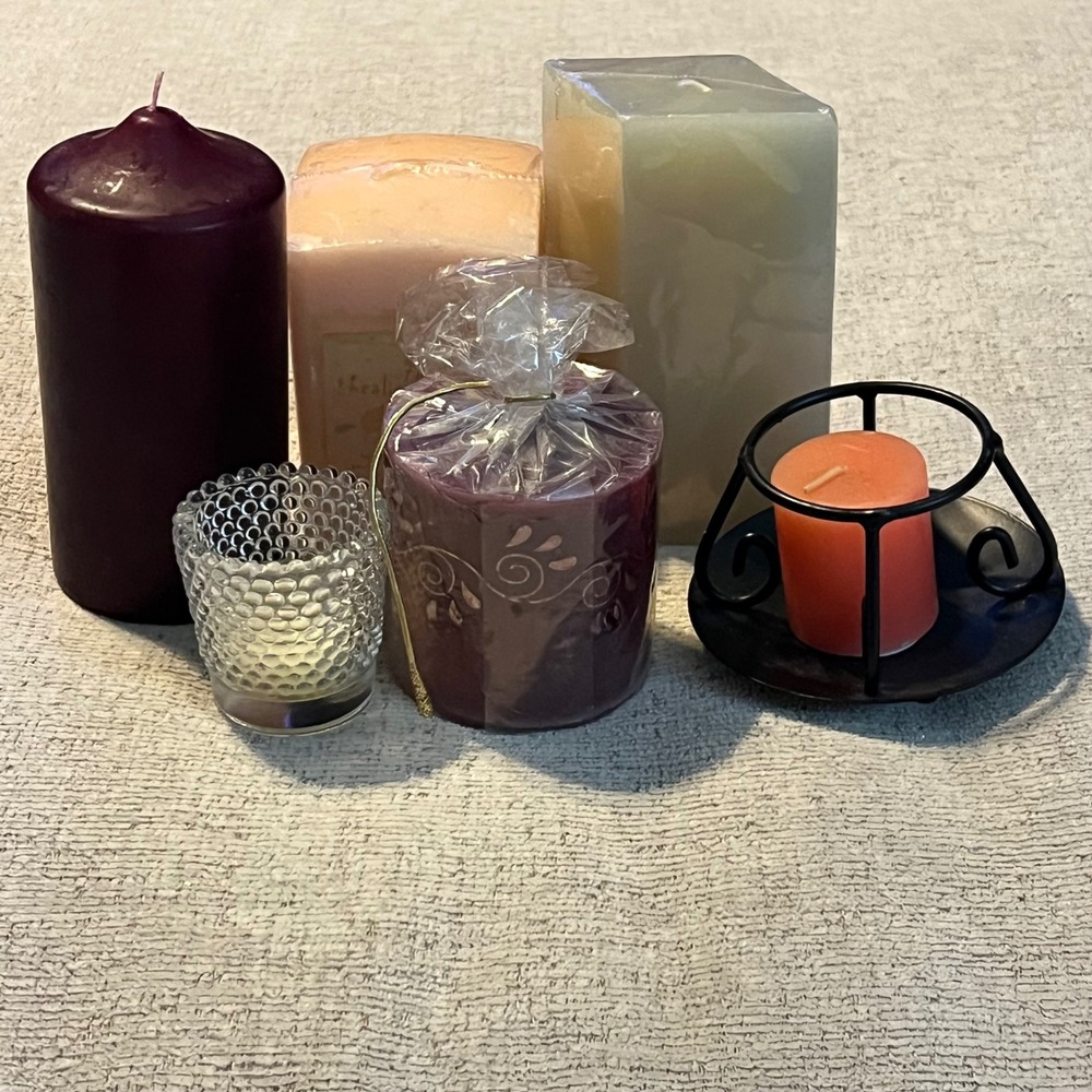Decorative Scented Candle Lo Elizabeth Arden Healing Garden Hobnail Votive 6pc